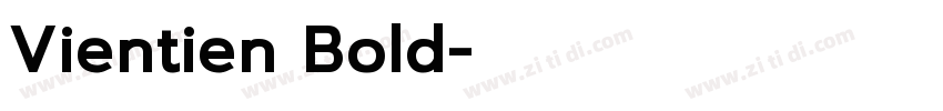 Vientien Bold字体转换